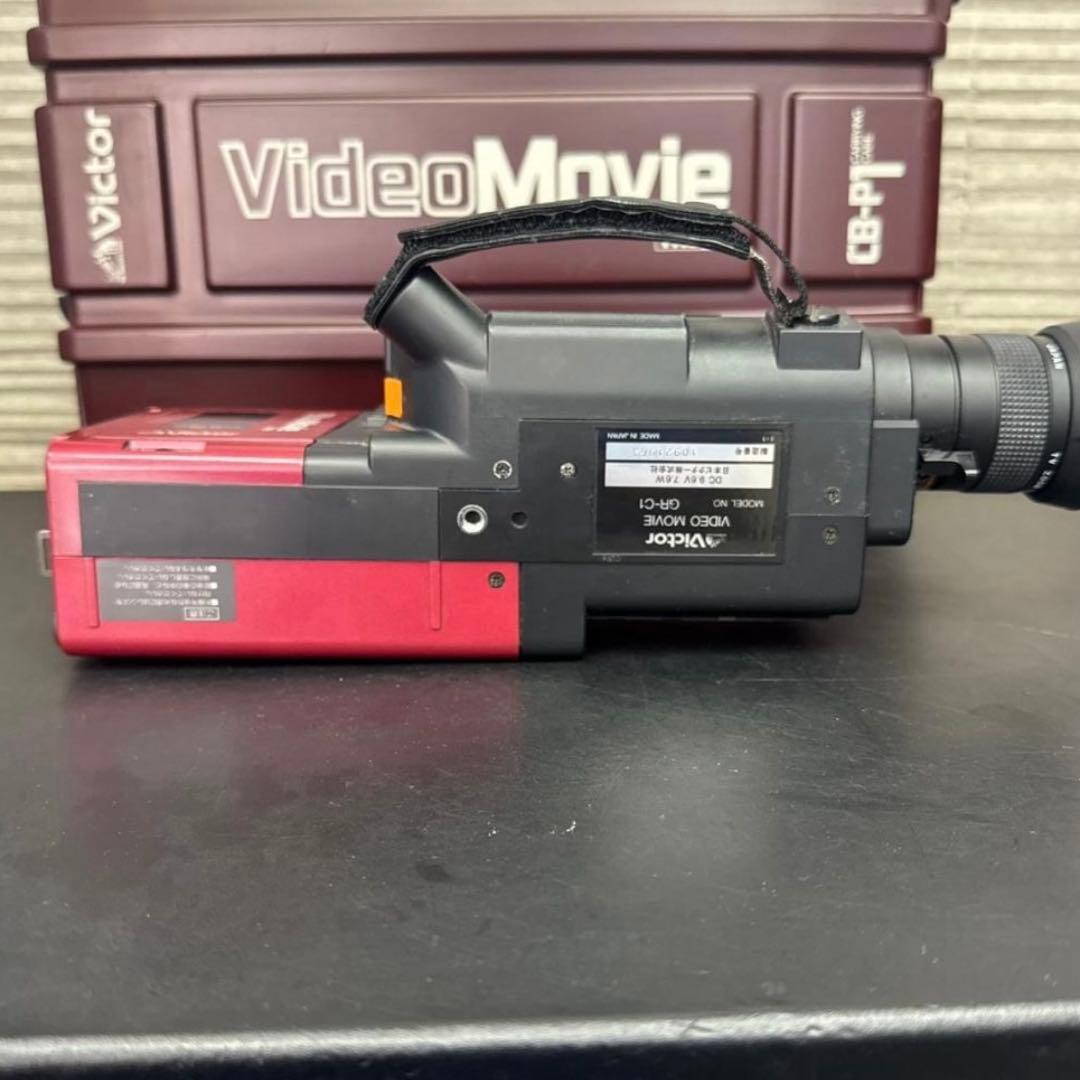 【ジャンク品】ビクター　ビデオムービー　GR-C1　ケース付　Victor