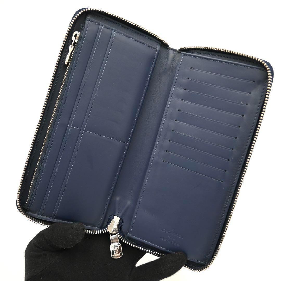 ルイヴィトン ダミエ スクエアード ジッピーウォレット ヴェルティカル 長財布