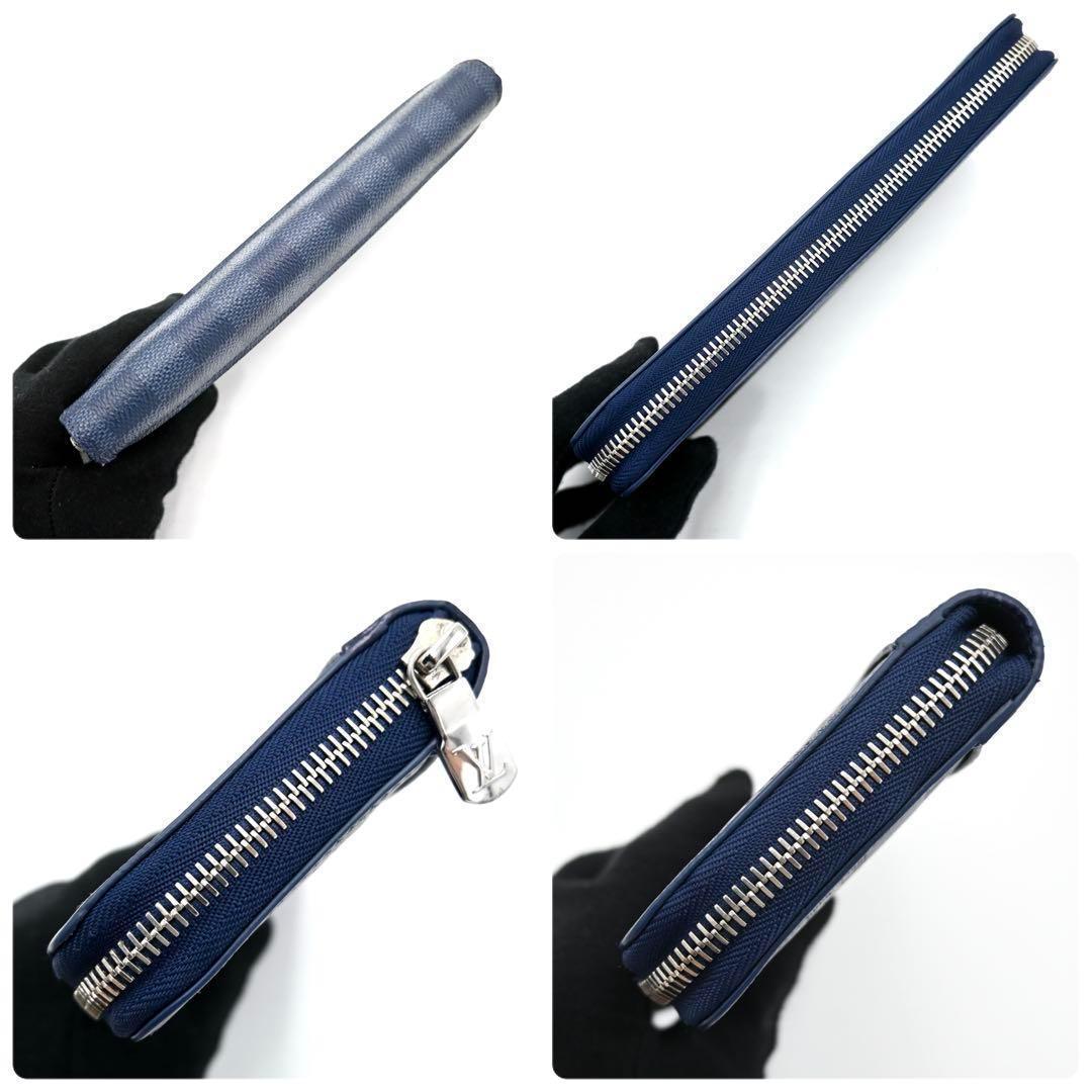 ルイヴィトン ダミエ スクエアード ジッピーウォレット ヴェルティカル 長財布