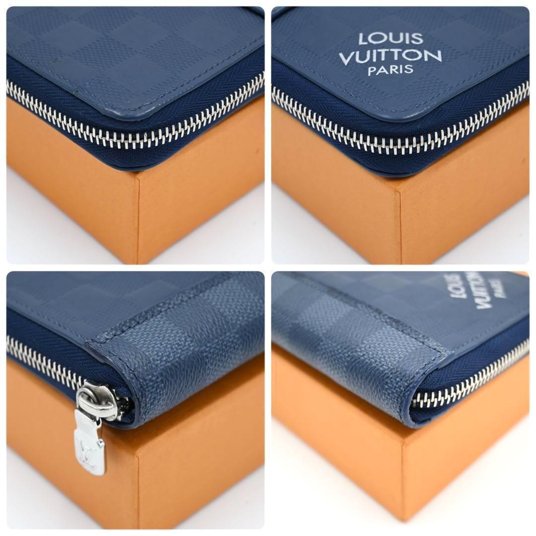 ルイヴィトン ダミエ スクエアード ジッピーウォレット ヴェルティカル 長財布