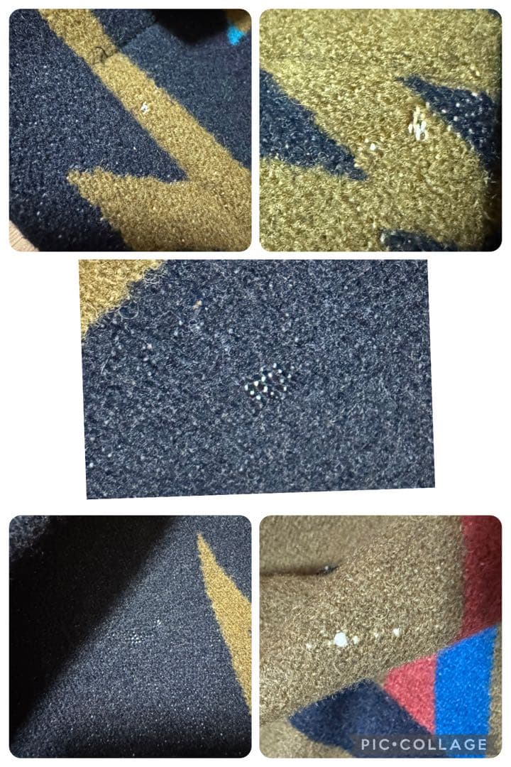 PENDLETON 80s USA製 ネイティブ ウールジャケット L ブラック