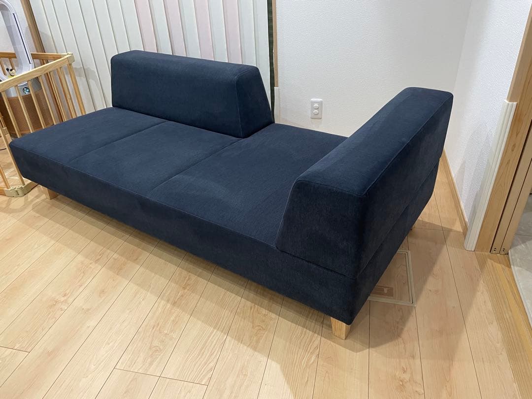 【値下げ交渉歓迎】フランネルソファ　PIVO 2.5人掛け