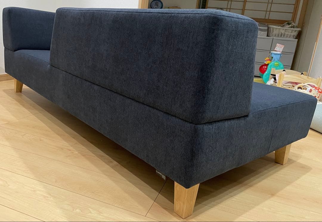 【値下げ交渉歓迎】フランネルソファ　PIVO 2.5人掛け