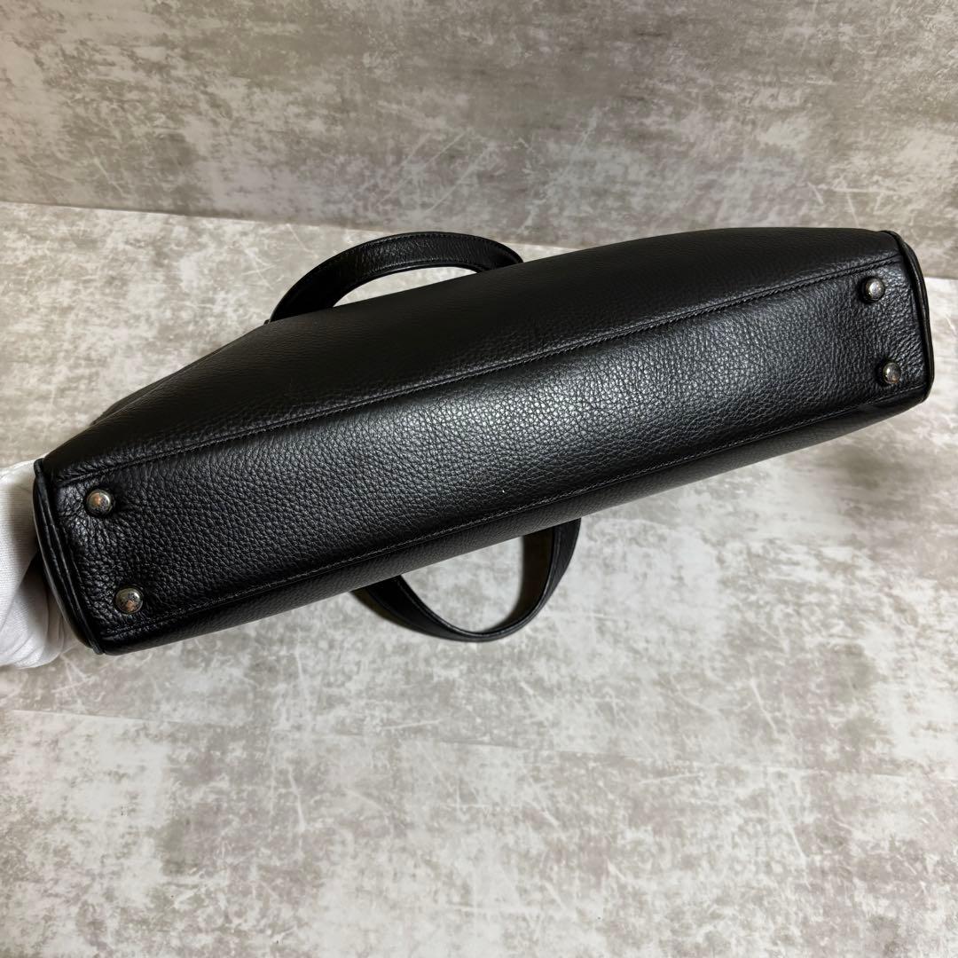 H255 美品✨COACH コーチ　ビジネスバッグ　ハンドバッグ　オールレザー