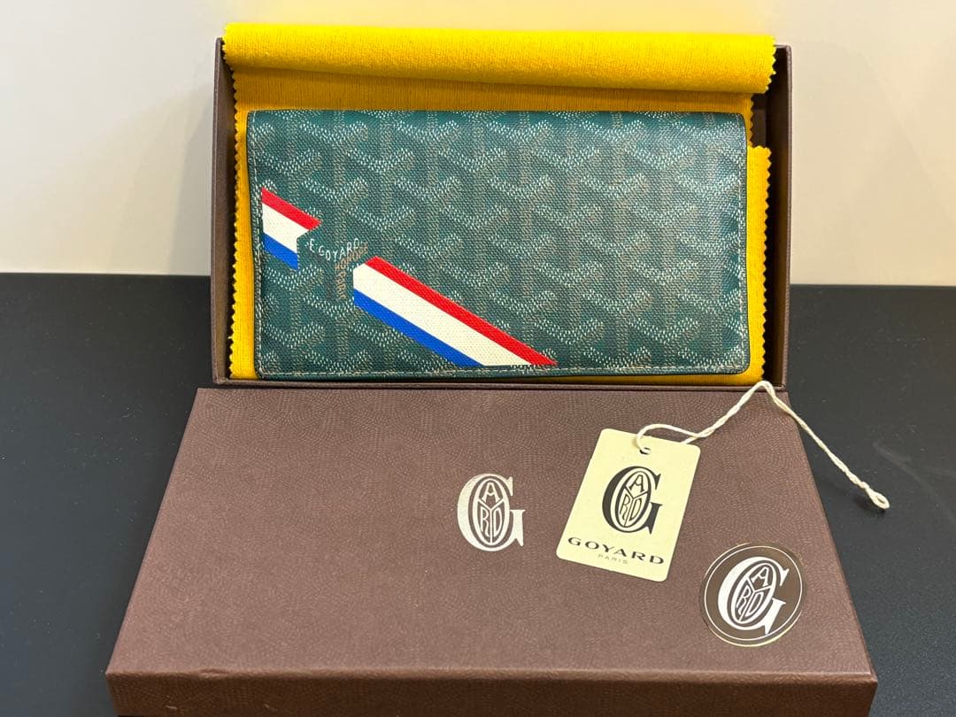 【 廃盤美品 】 GOYARD (ゴヤール) 長財布 マーカージュ入り