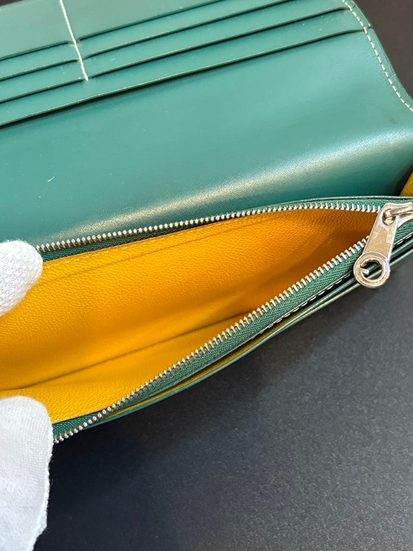 【 廃盤美品 】 GOYARD (ゴヤール) 長財布 マーカージュ入り