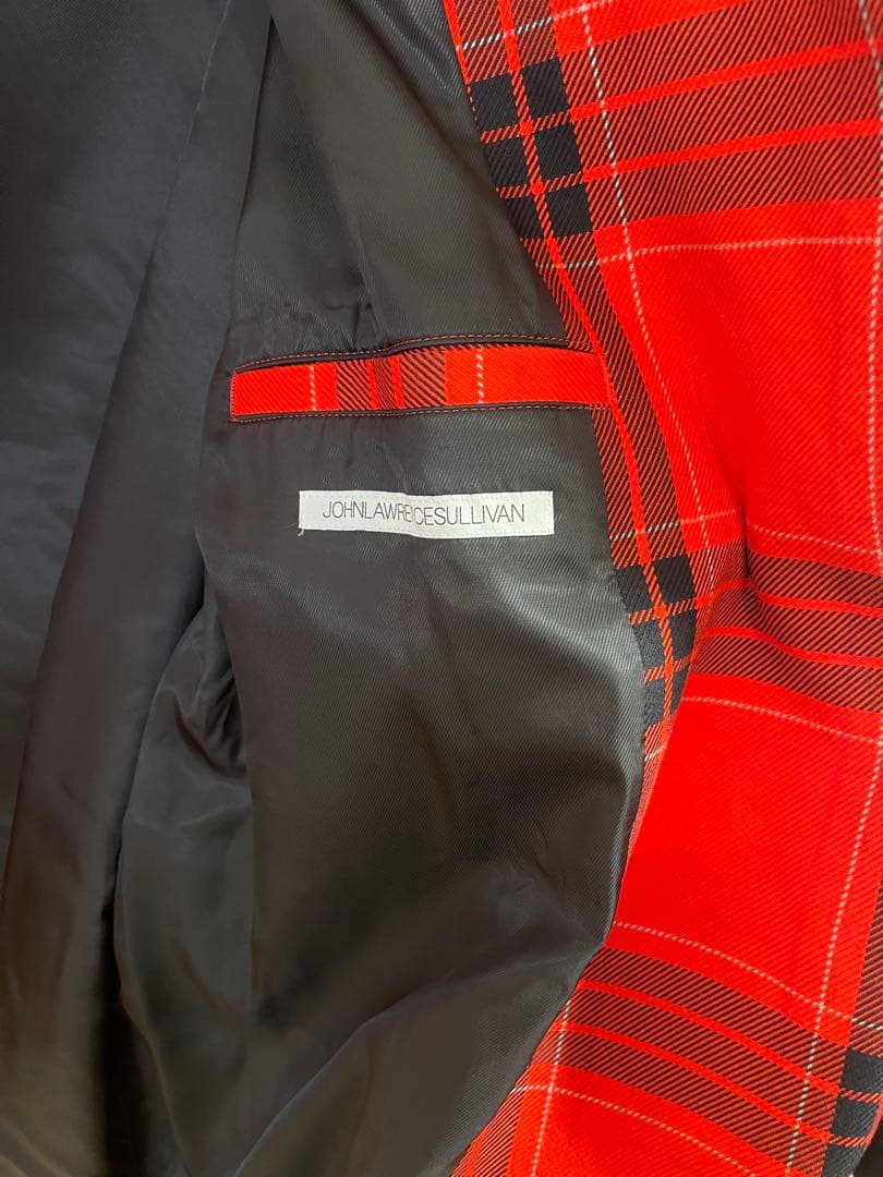 JOHN LAWRENCE SULLIVAN チェック柄ロングコート
