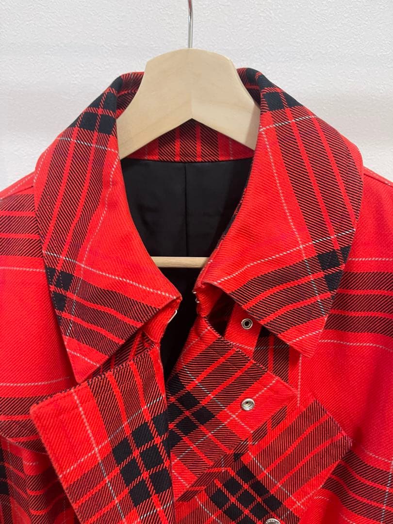 JOHN LAWRENCE SULLIVAN チェック柄ロングコート