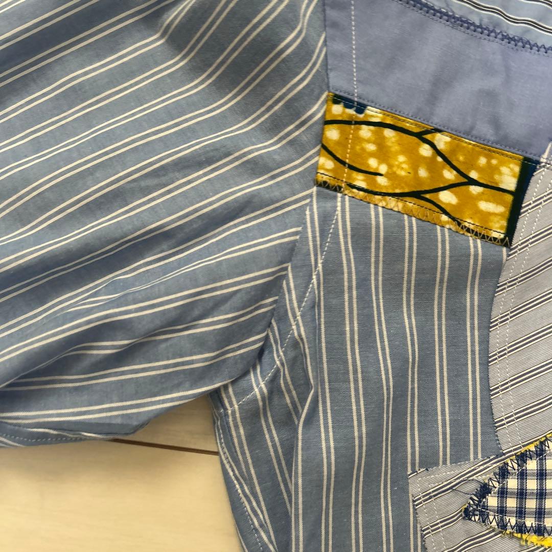 JUNYA WATANABE MANパッチワーク長袖シャツ M