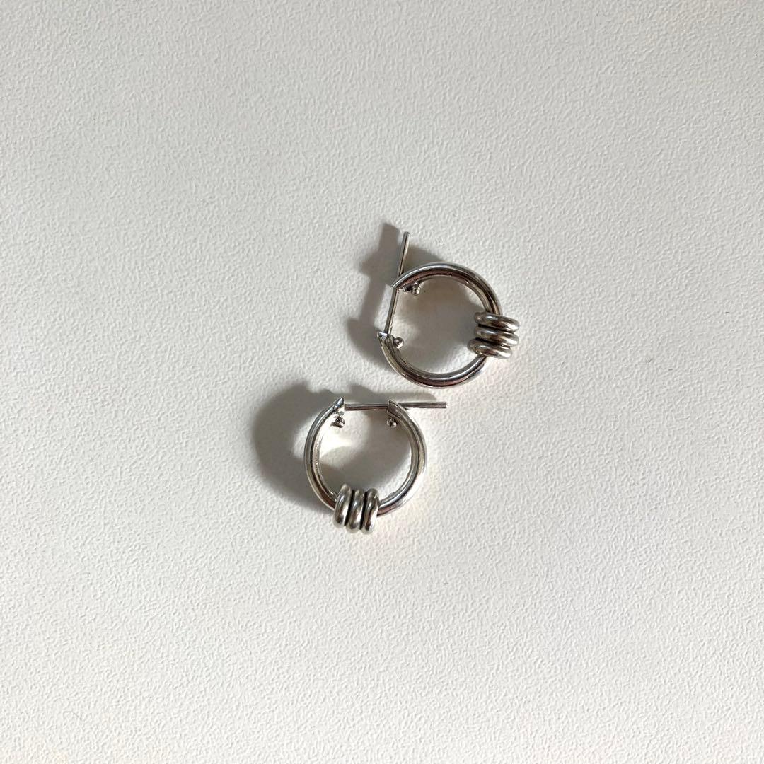 お客片耳ノーブランド　シルバー925 16mm ヤマト着用　登坂着