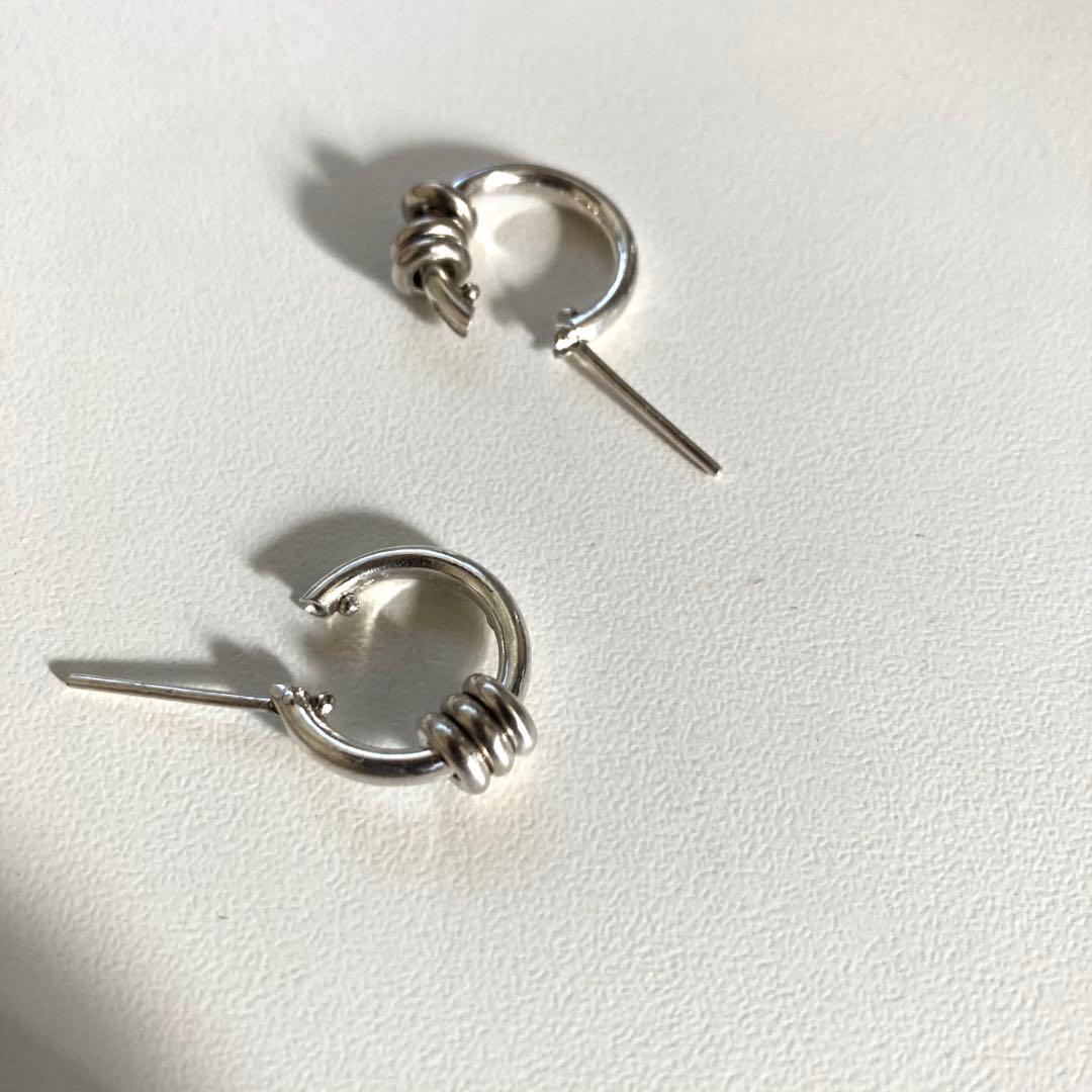 お客片耳ノーブランド　シルバー925 16mm ヤマト着用　登坂着