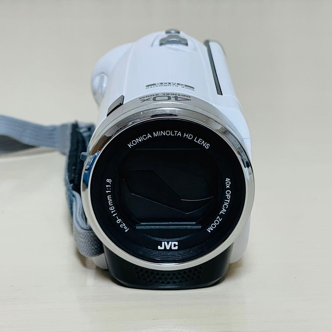 JVCケンウッド Everio GZ-E180 ビデオカメラ ホワイト