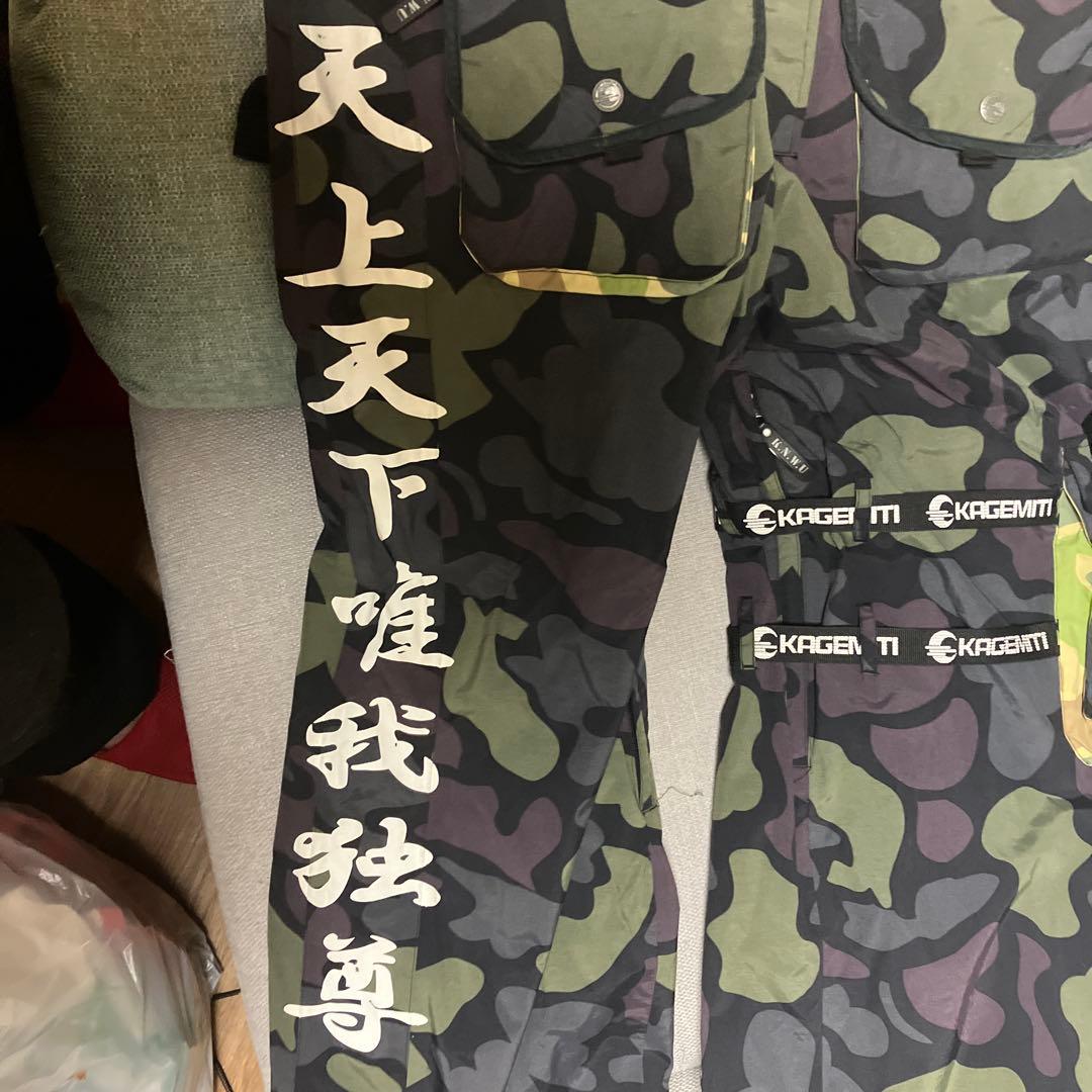 激レア極道神風蹴　ヤクザカミカゼキック　スノボウェア影道。第八九三特攻隊 迷彩服