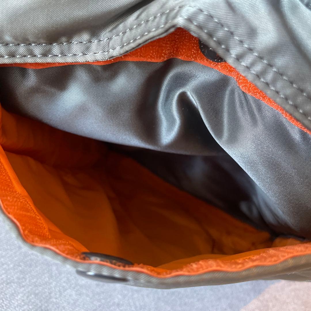 廃盤品 ポーター タンカー 2WAYブリーフトートバック シルバーグレー