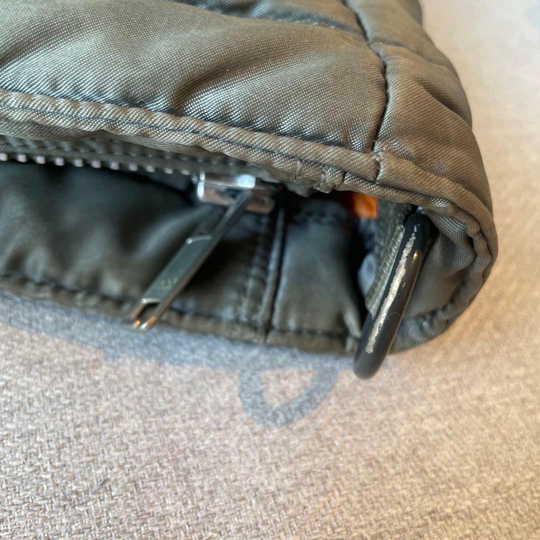 廃盤品 ポーター タンカー 2WAYブリーフトートバック シルバーグレー