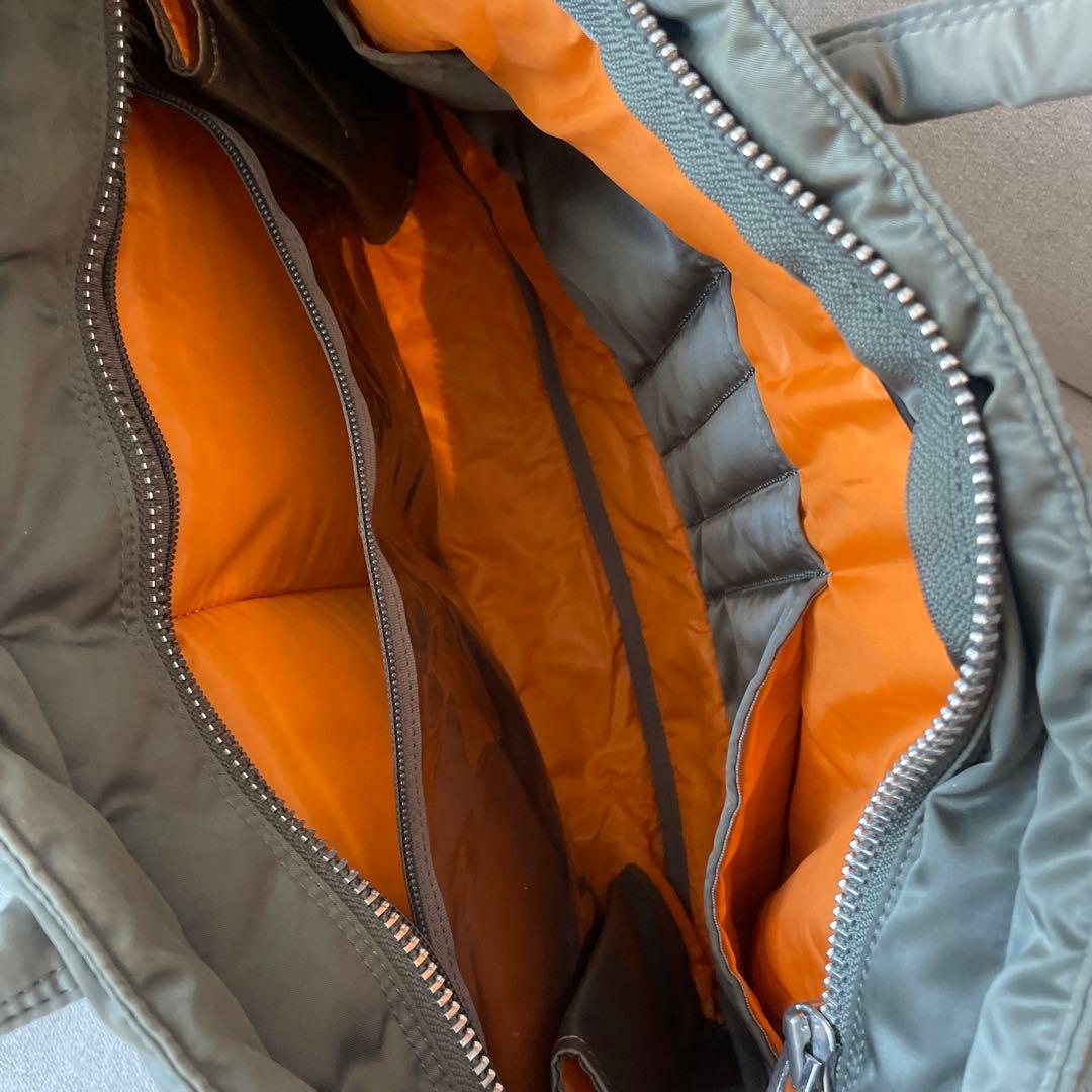 廃盤品 ポーター タンカー 2WAYブリーフトートバック シルバーグレー