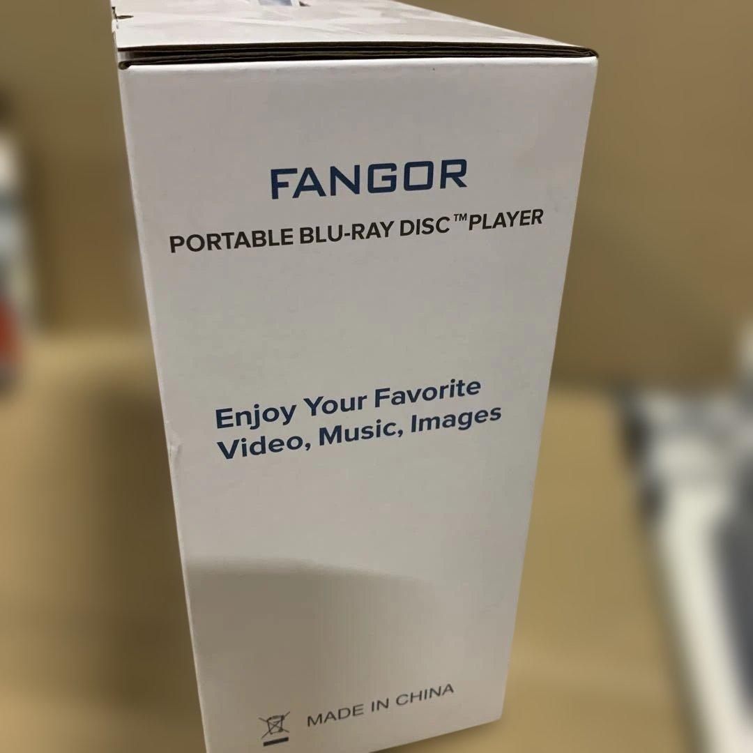 新品　FANGOR ポータブルブルーレイプレーヤー 12型 HDMI出力対応