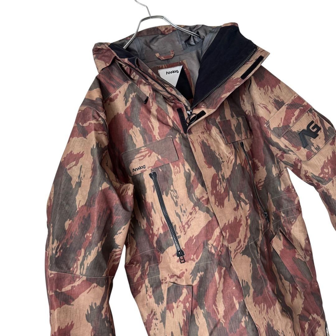 美品　バートン アナログ 3L ゴアテックスJK M カモ