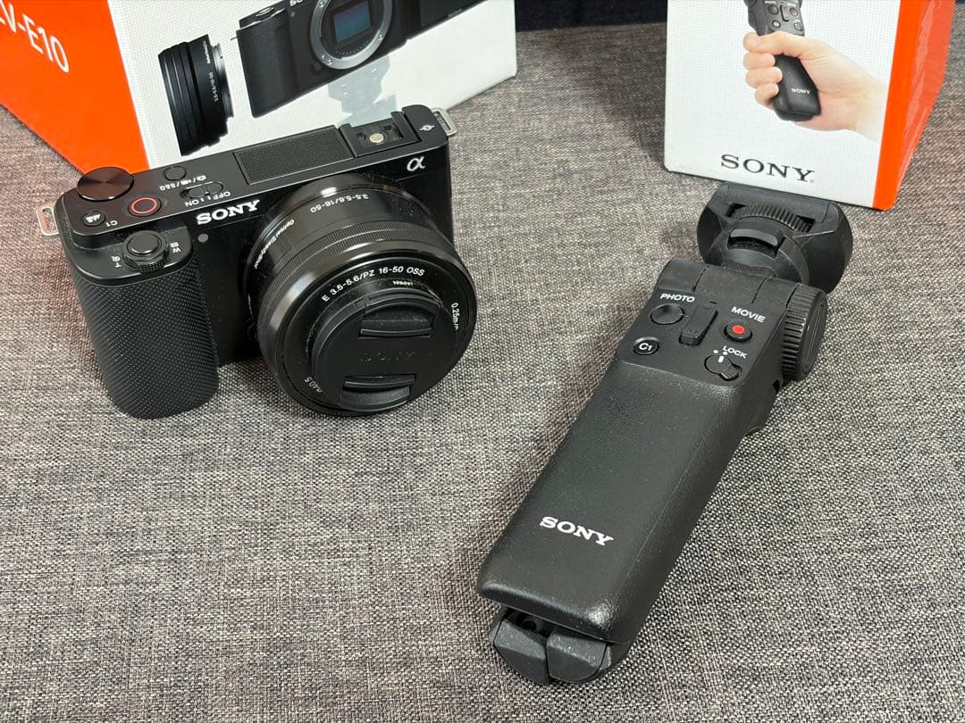 値下げ交渉不可 SONY ZV-E10 ブラック 本体 + リモートグリップ