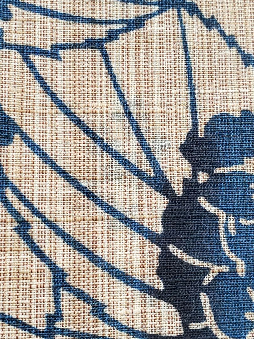 【ちょっと訳あり】【竺仙】【新品】浴衣　奥州小紋　紫陽花