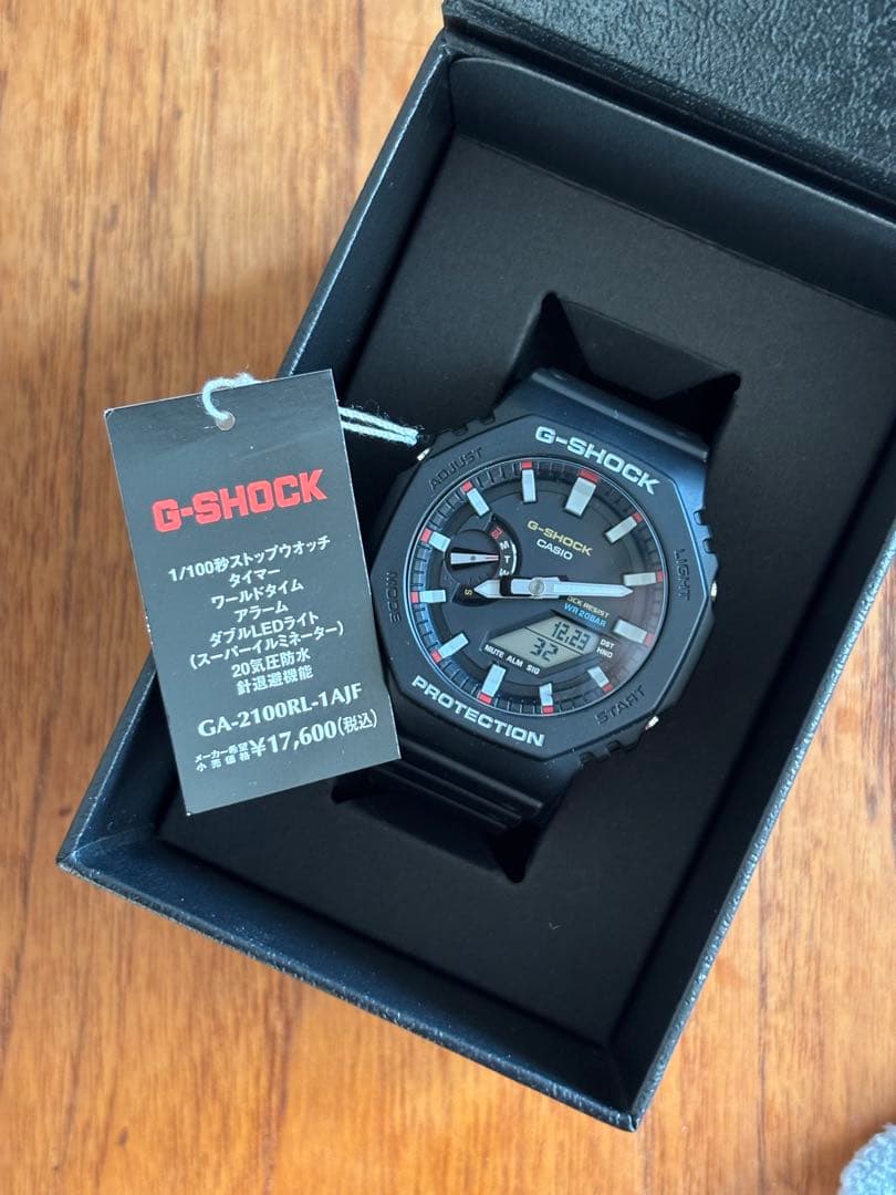 G-SHOCK GA-2100RL-1AIF 初代G-SHOCKカラー　中古品