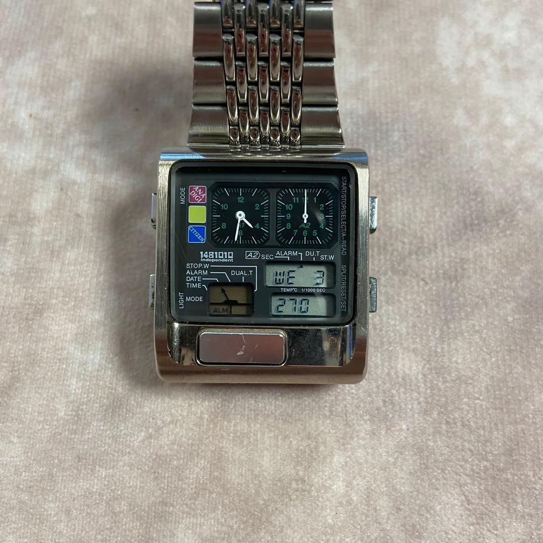 CITIZEN INDEPENDENT 8987-L19010 腕時計 稼働品