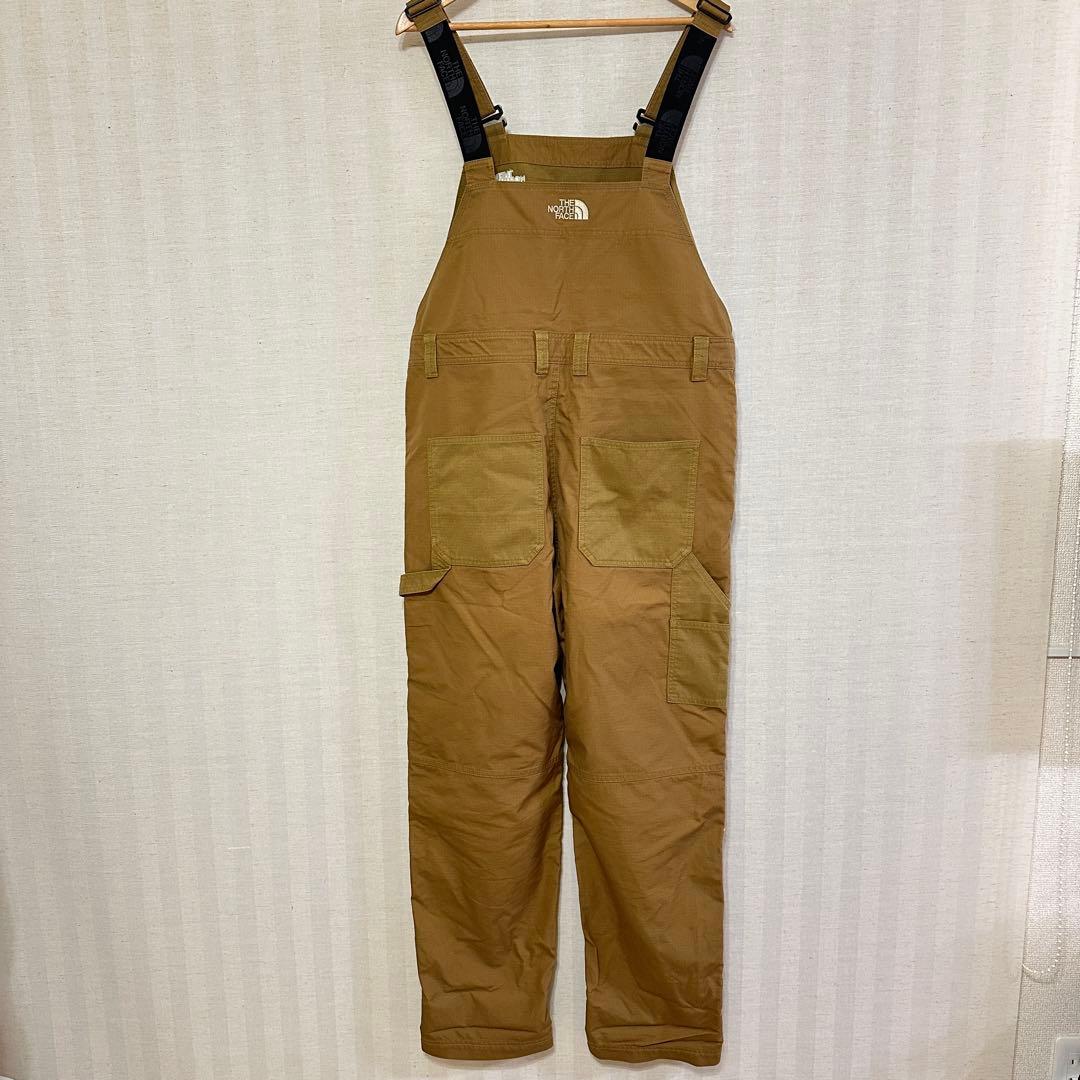 中古THE NORTH FACE ファイヤーフライブラウンオーバーオールLサイズ