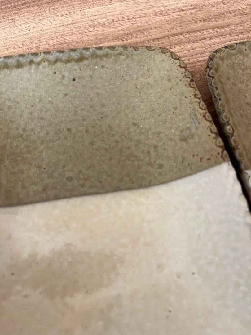 岩井窯　長角皿　2枚セット