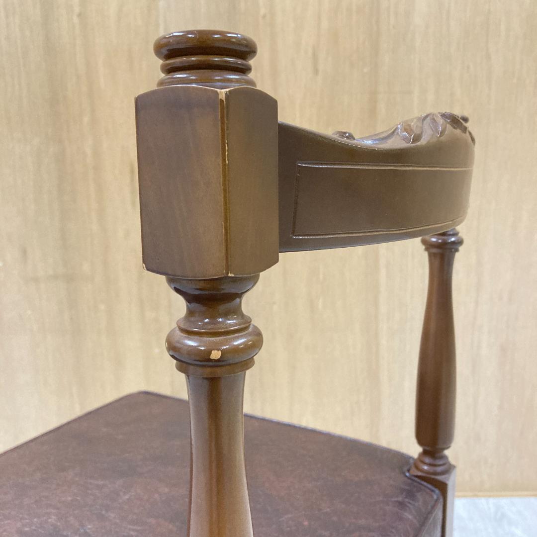 徳田家具　TOKUDA 　デスクチェア　椅子　アンティーク調