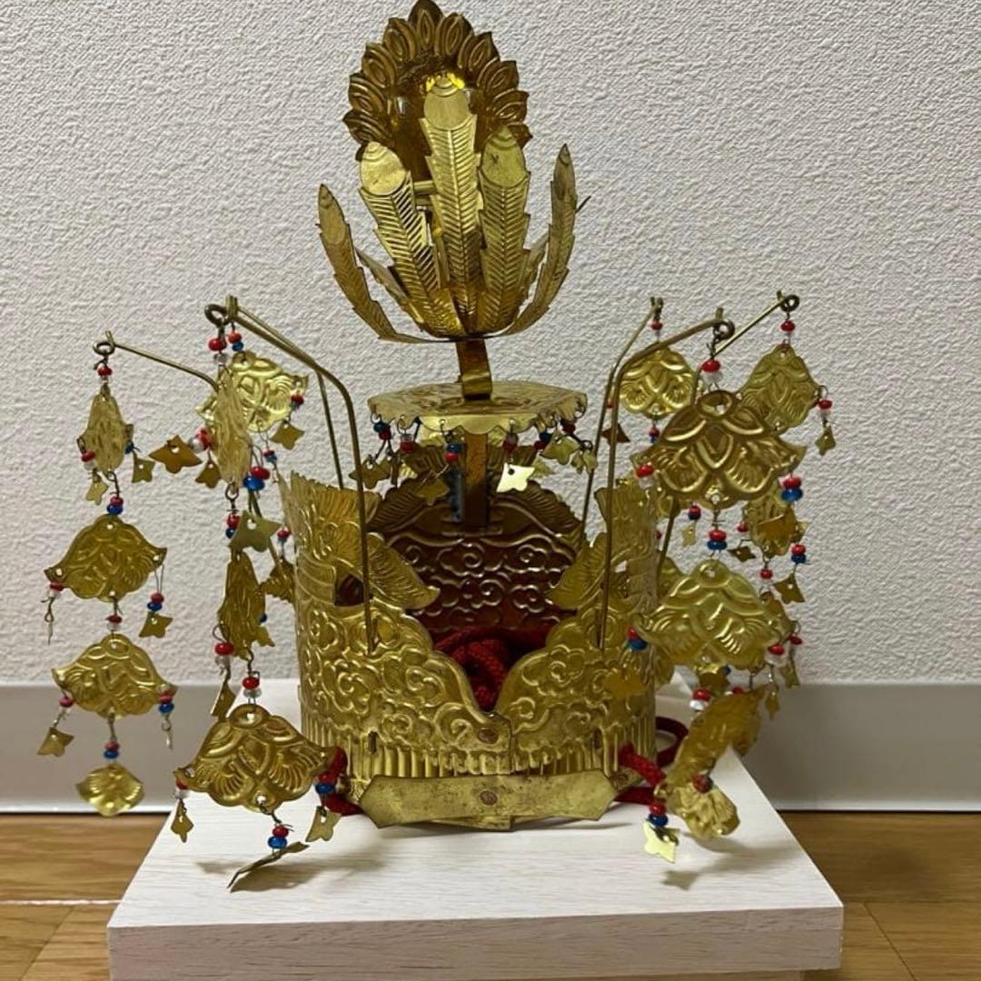 巫女　コスプレ　小道具　装束　天冠　冠　神具巫女舞　能面　日本舞踊　神楽　歌舞伎