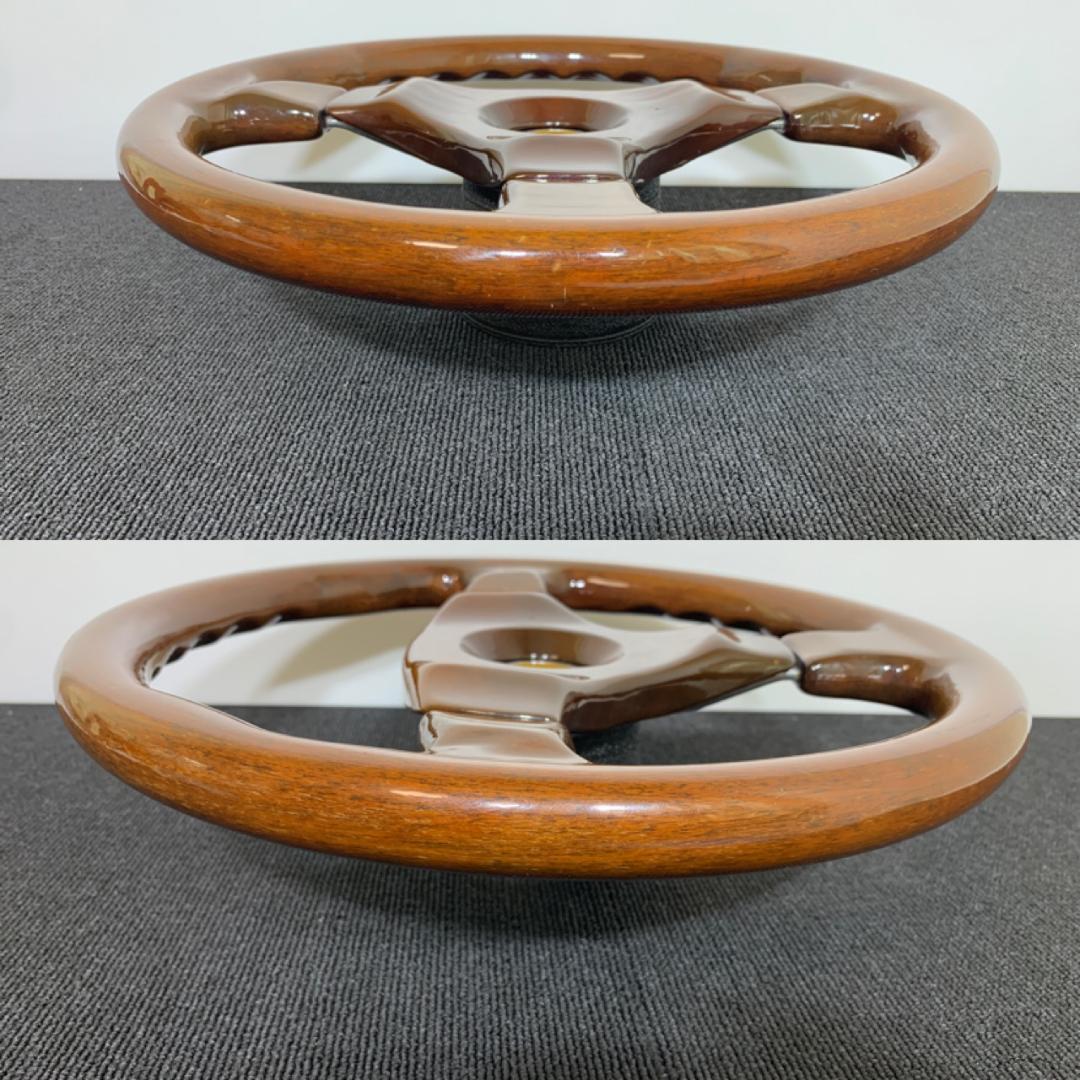 エムズスピード ウッド ステアリング センターパッド ホーンボタン付 希少