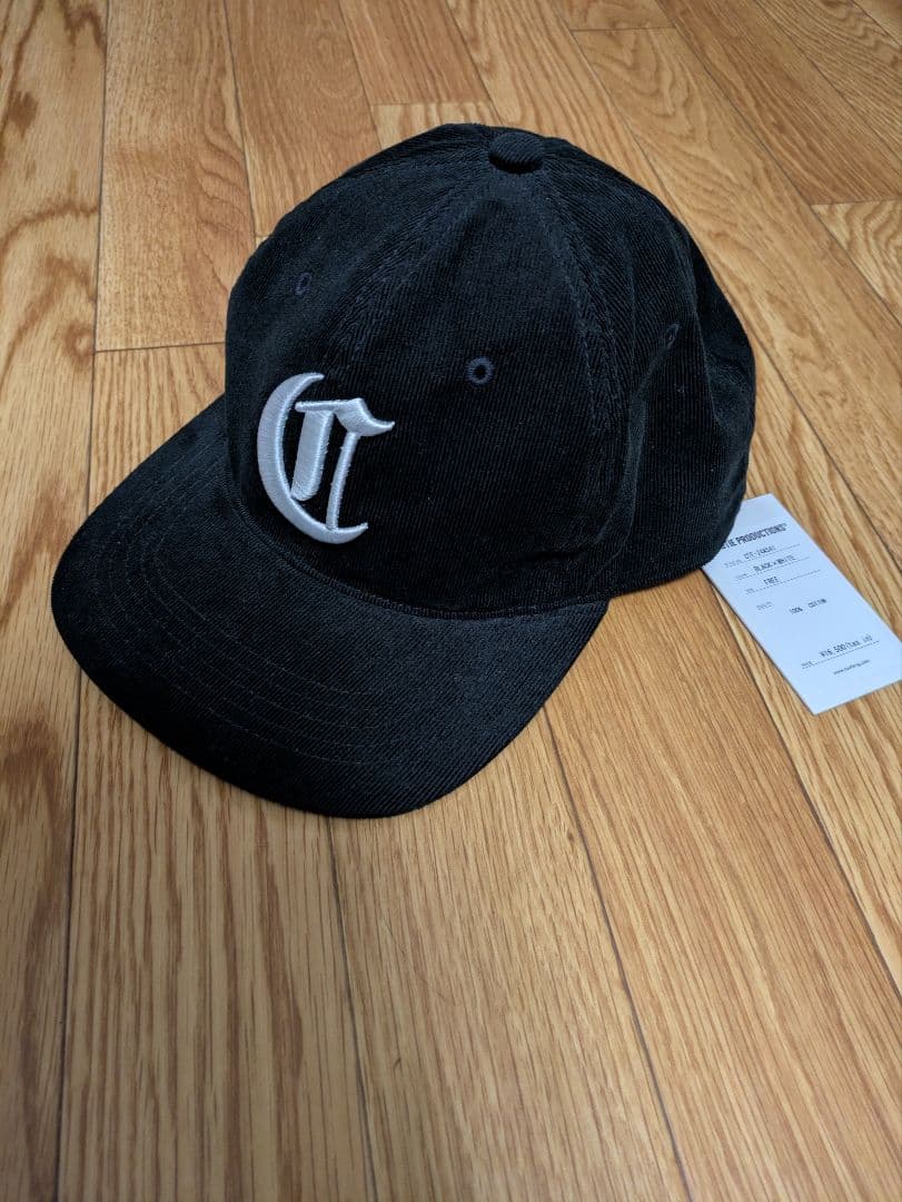 COOTIE PRODUCTIONS ベースボールキャップ ブラック×ホワイト