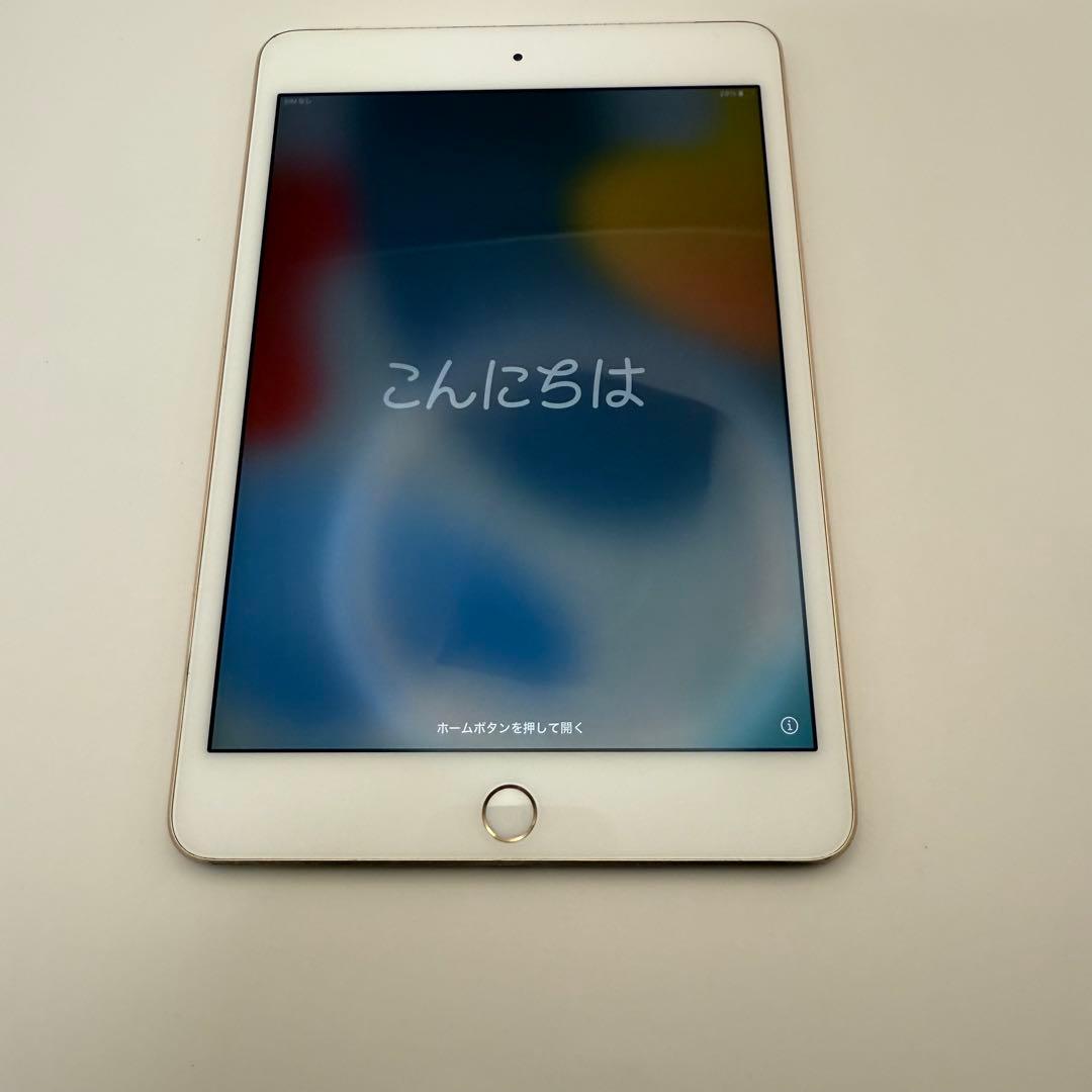 iPad mini4 64GB Cellular A1550 ゴールド ケース付