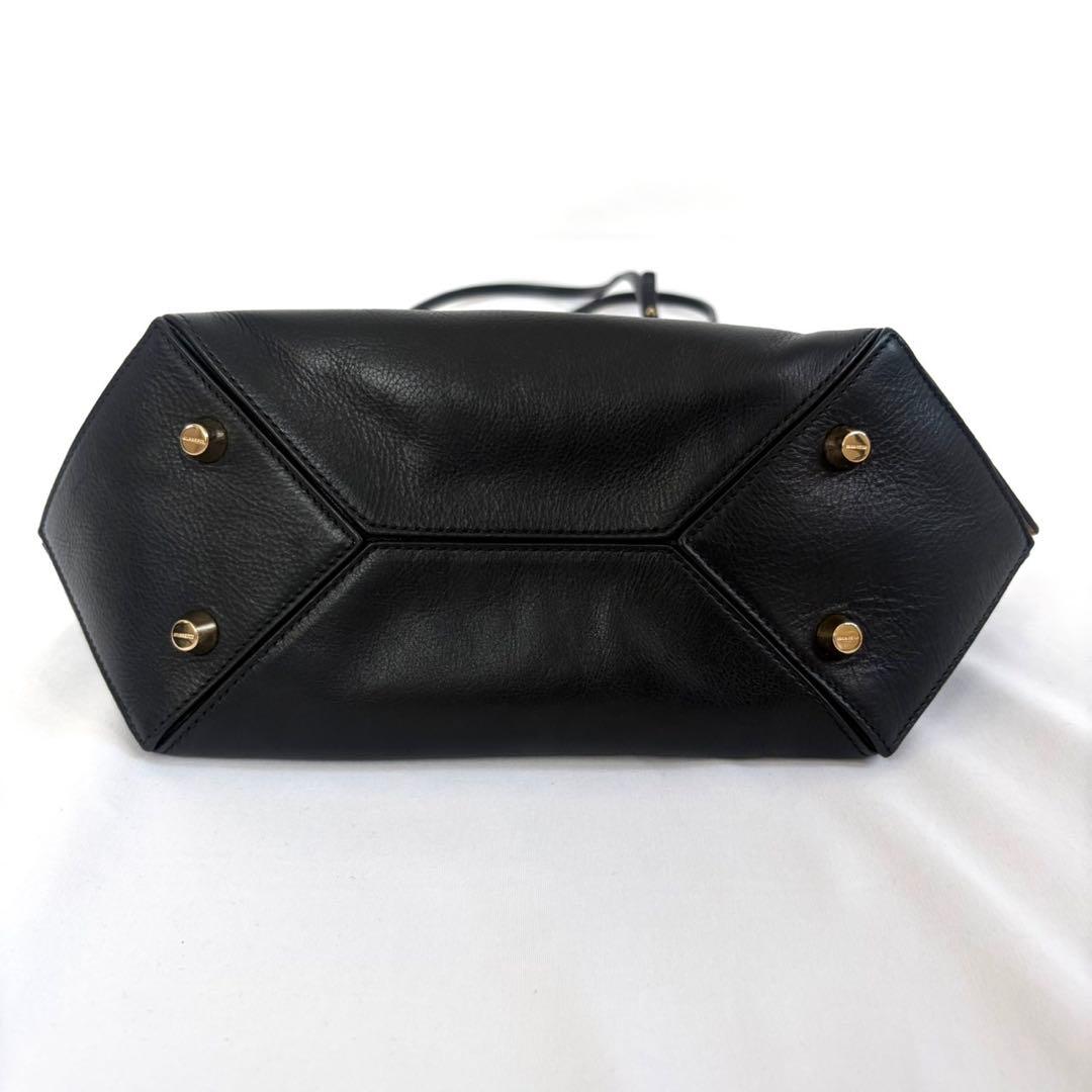 ジルサンダー トートバッグ　ブラック　レザー　JIL SANDER