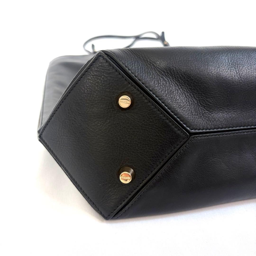 ジルサンダー トートバッグ　ブラック　レザー　JIL SANDER