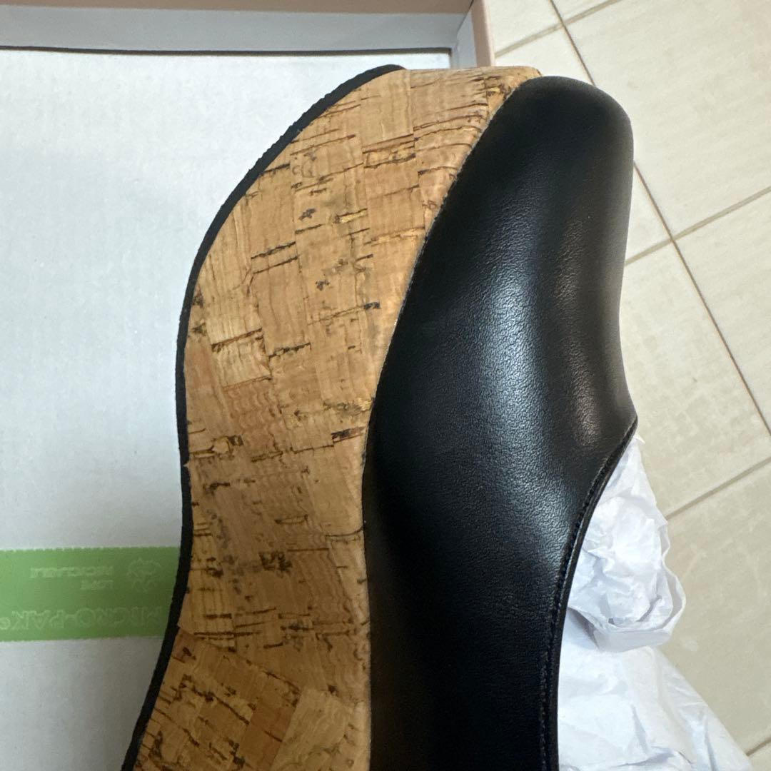 クロスストラップ厚底パンプス(Mサイズ)/an another angelus