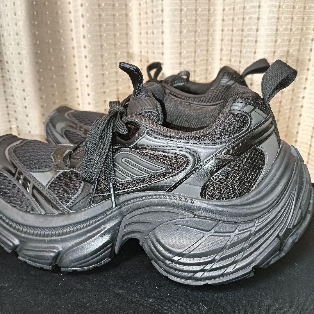 孫悟空さま、娜さまご依頼☆BALENCIAGA ☆１０XL厚底ブラックスニーカー