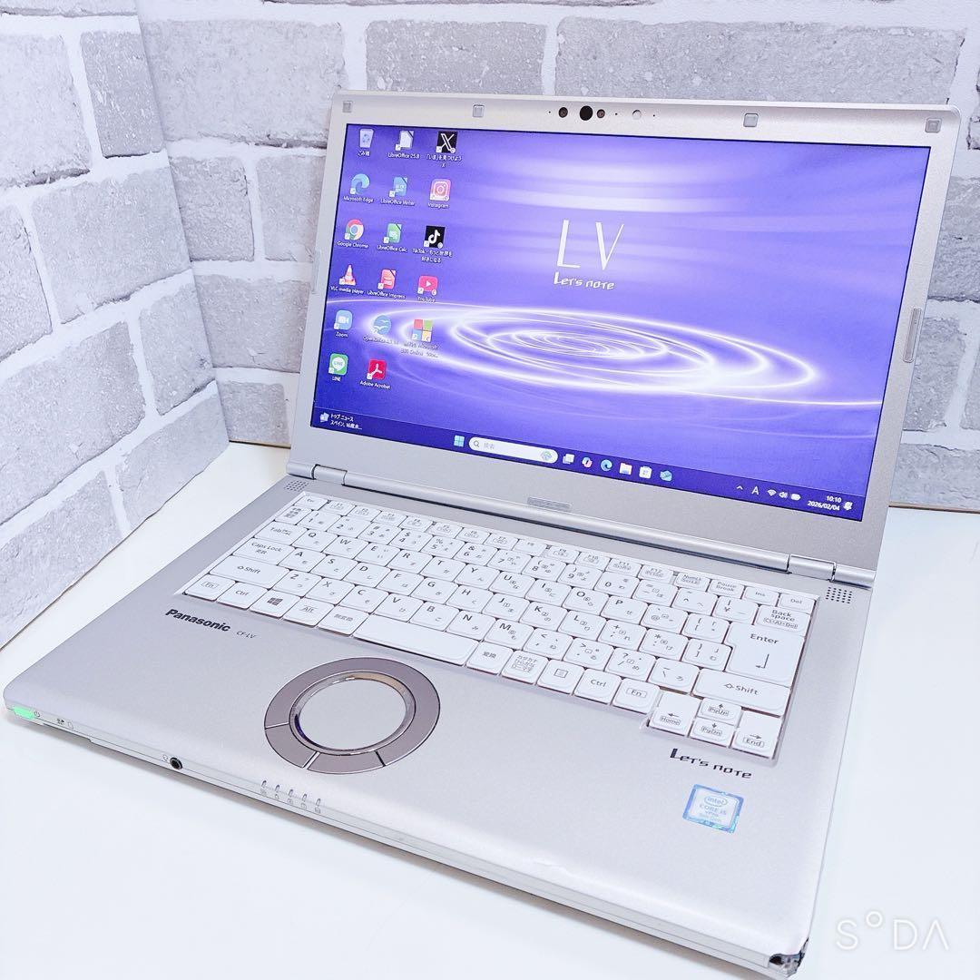 良バッテリー レッツノート SSD 設定済 Windows11 ノートパソコン