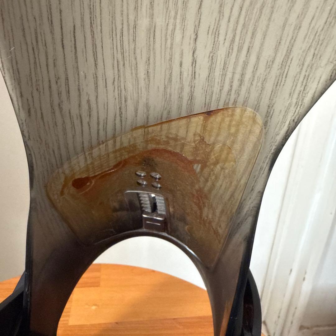 ボ*を様 BURTON LTD 木目　スノーボード ビンディング ブラック/サイ