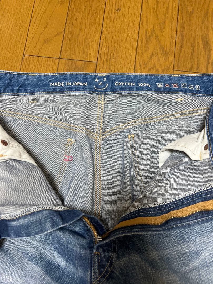 未使用タグ付き　45r デニム ライ麦デニムのシャルロット5