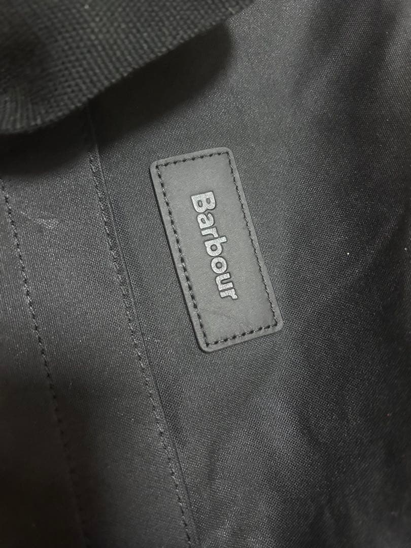 Barbour ワックスコットン ボストンバッグ