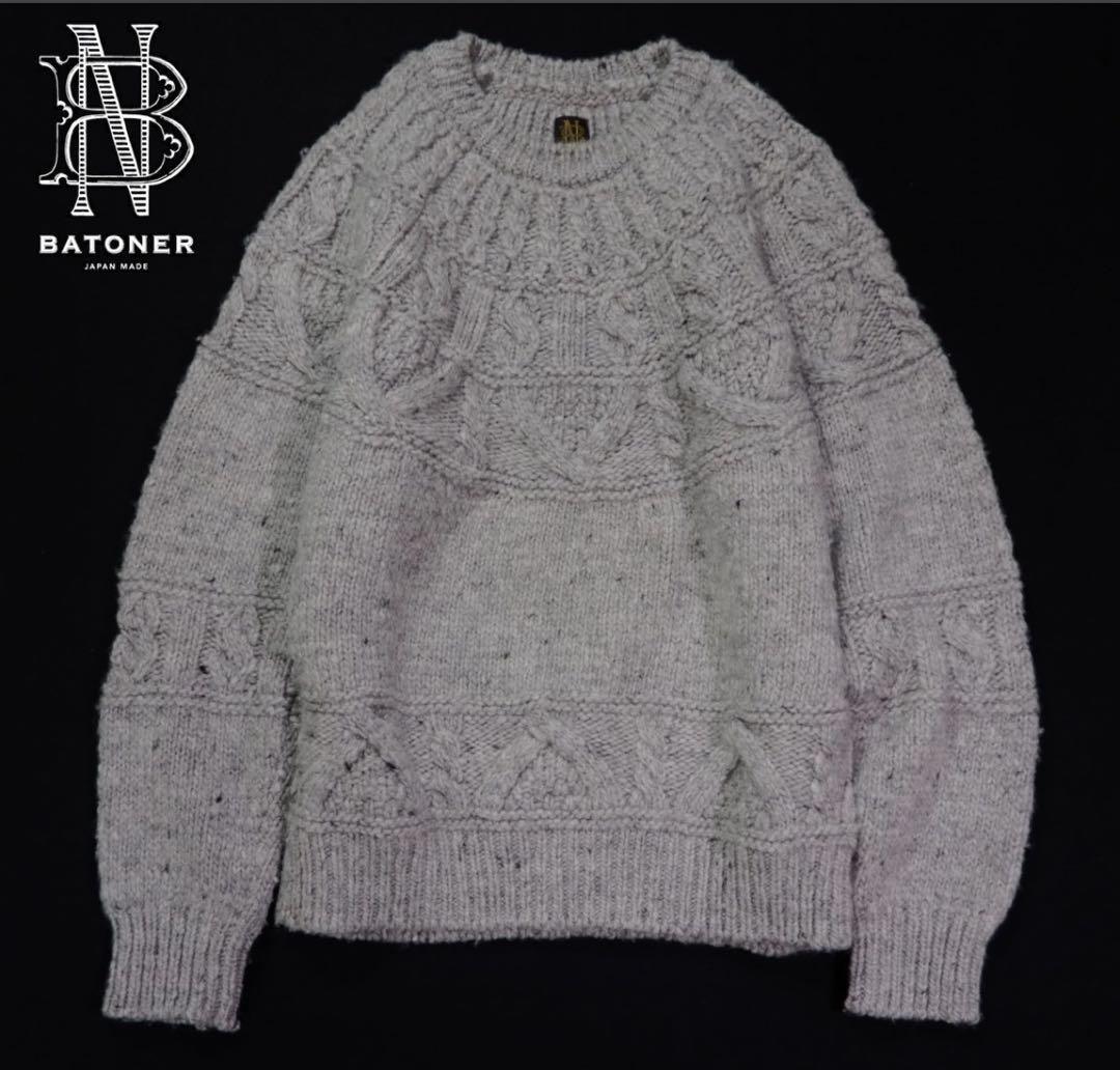 トップス BATONER SPREAD ALAN CREW NECK
