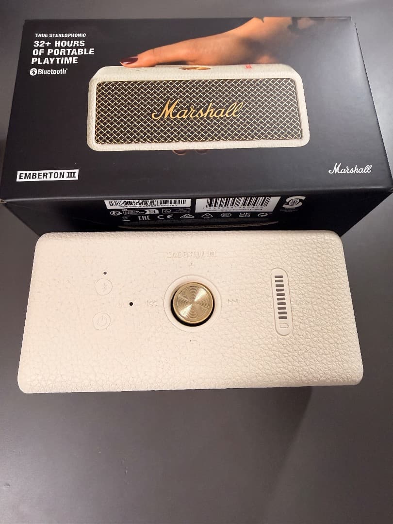 【箱あり美品】Marshall Emberton Ⅲ ホワイト　マーシャル