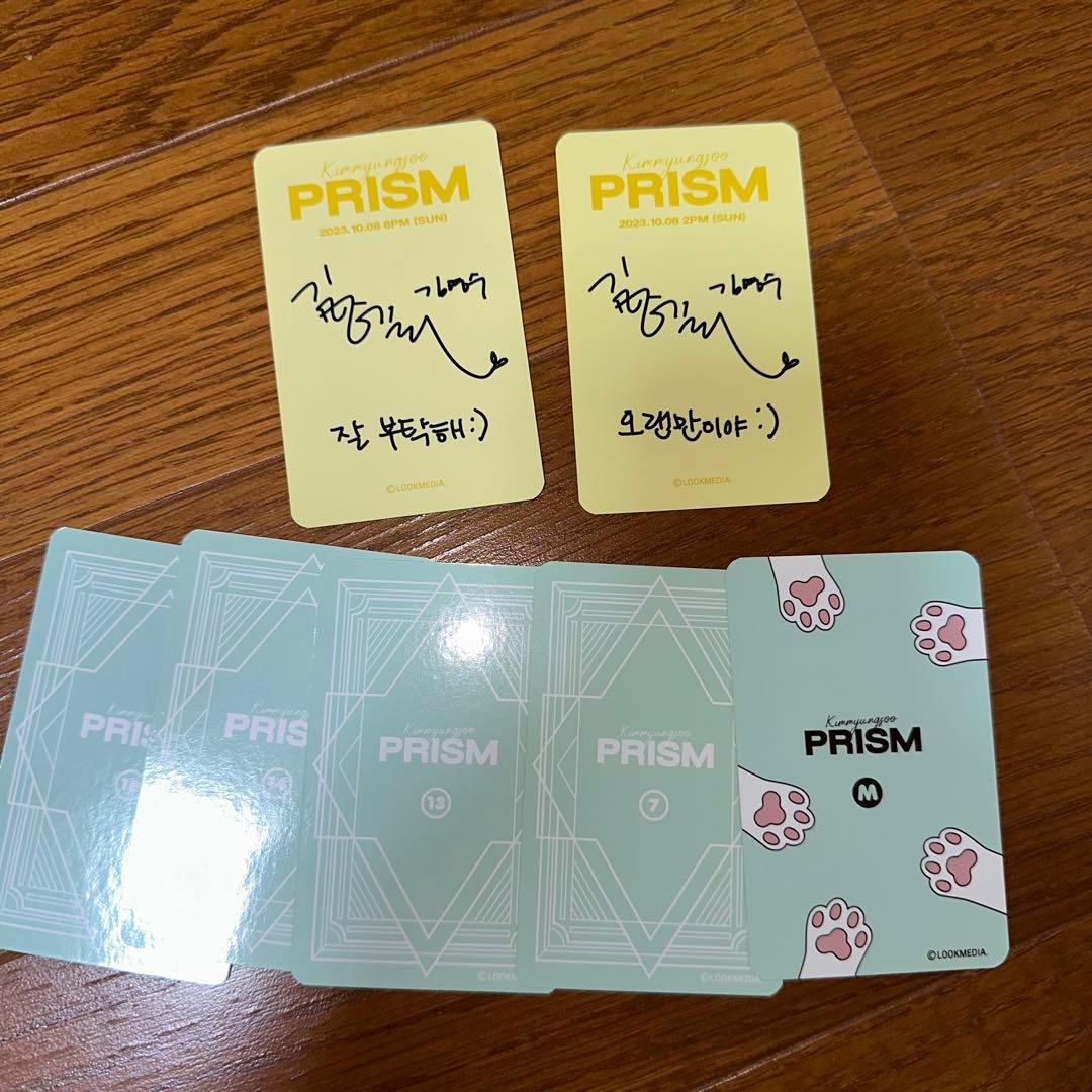 ミョンス　ソウルペンミ　prism 会場特典　＋　ペンミグッズ　トレカ