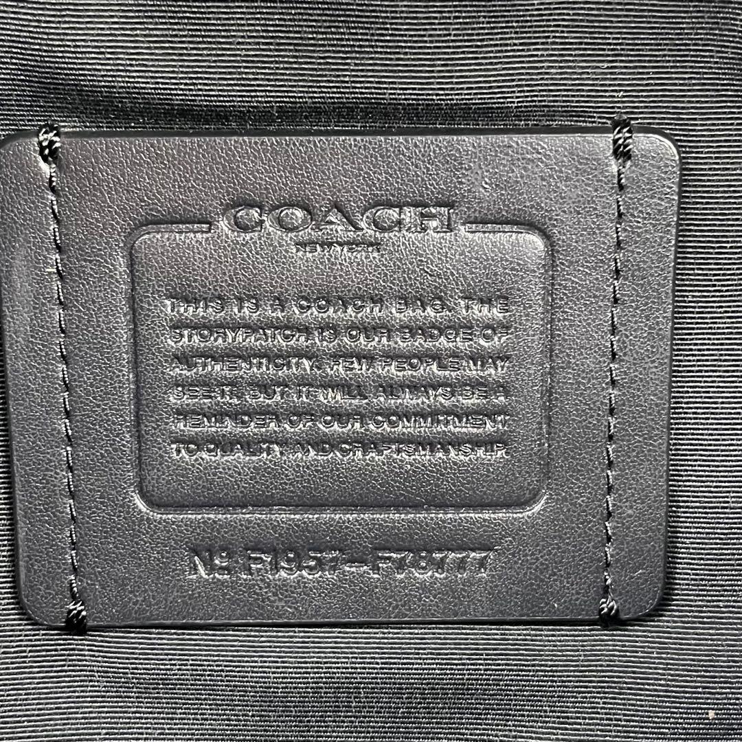 Coach コーチ ボディバッグ シグネチャー ブラック 黒 斜め掛け◎