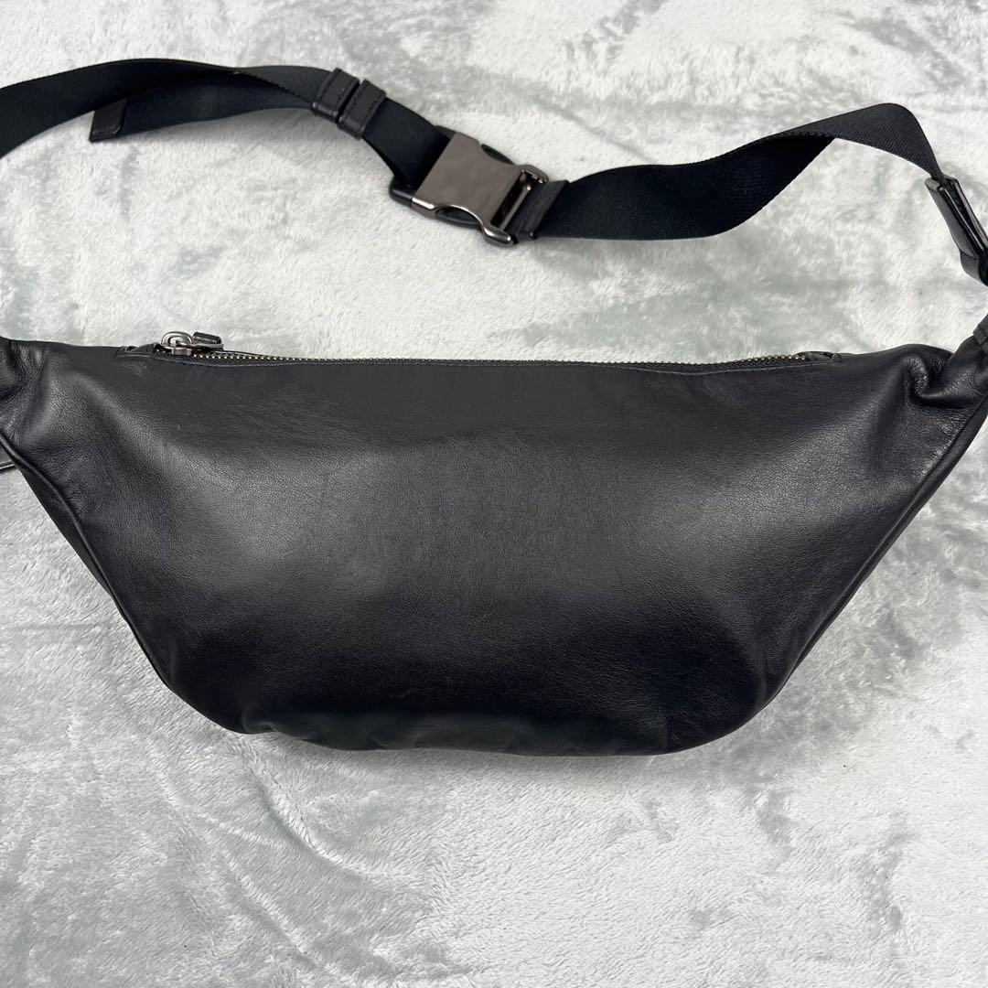 Coach コーチ ボディバッグ シグネチャー ブラック 黒 斜め掛け◎