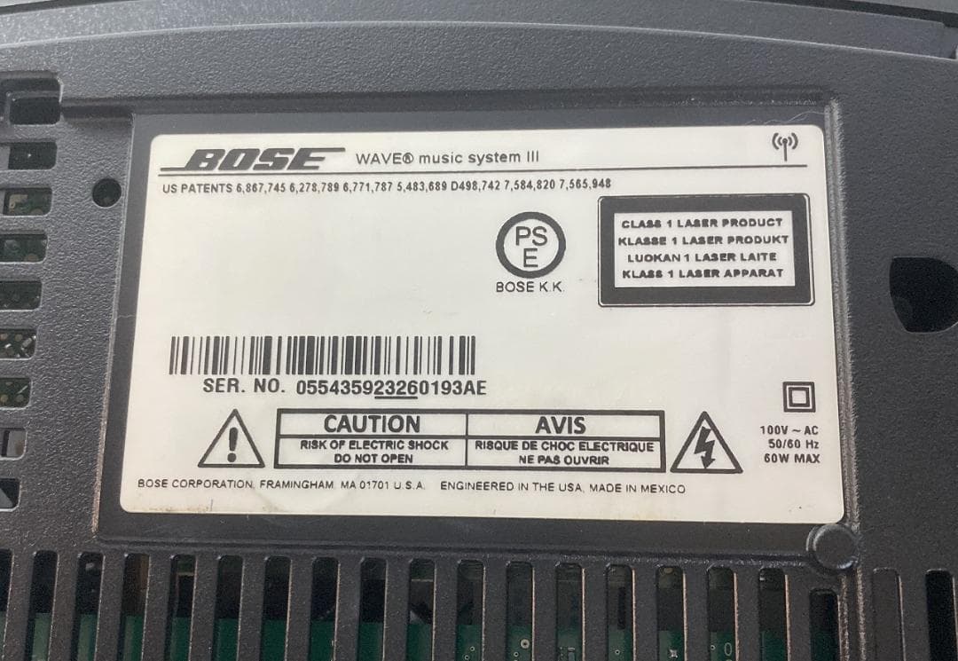 Bose Wave Music System Ⅲ　ジャンク