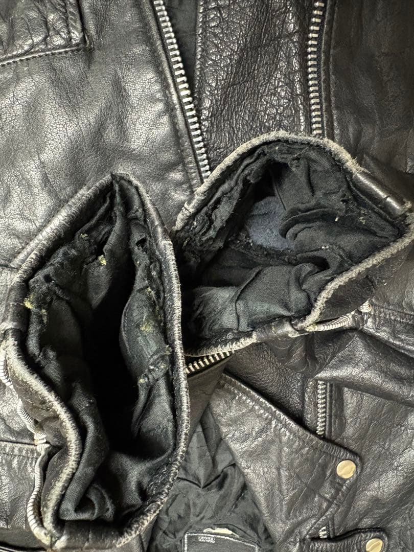 USA ビンテージ ダブル ライダース ジャケット M相当 xpv