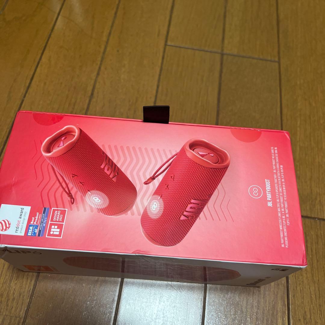 JBL FLIP 6 レッド ワイヤレススピーカー 新品