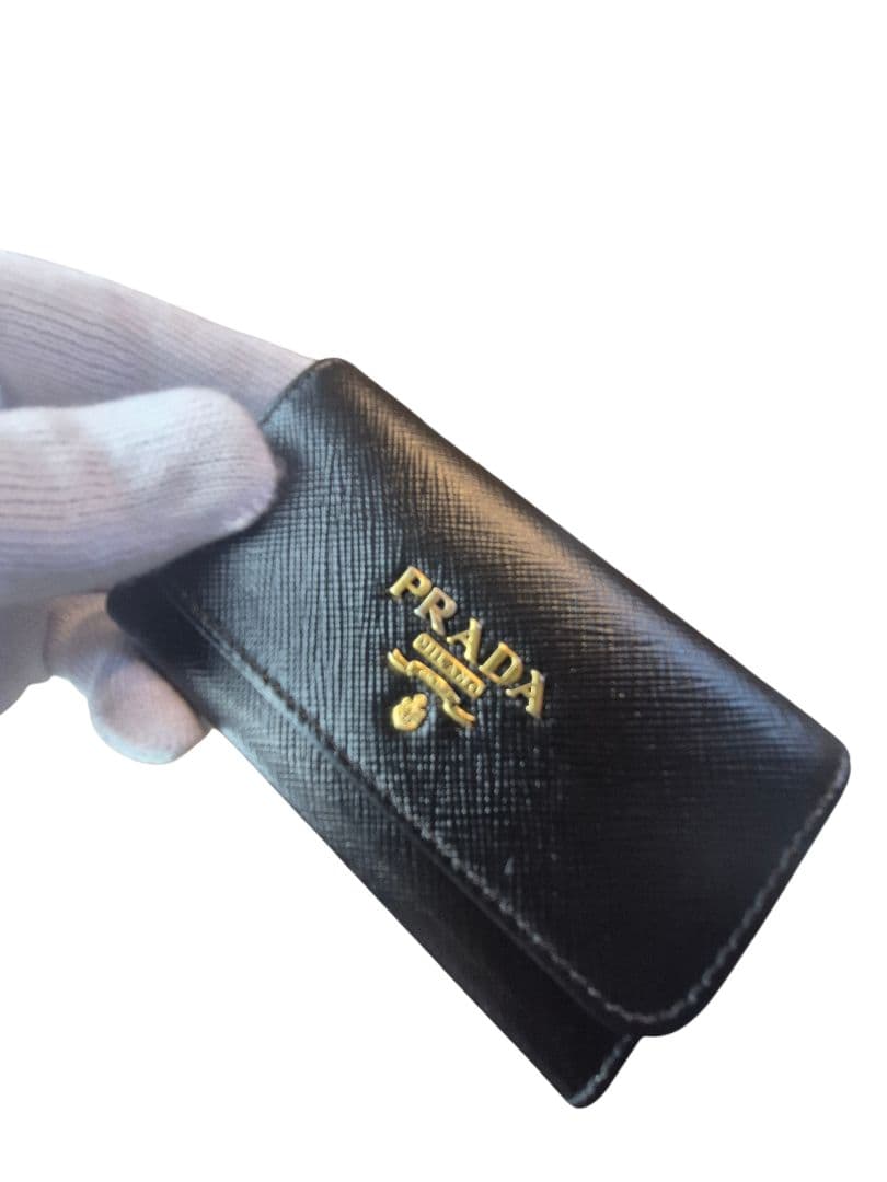 PRADA プラダキーケース ６連テスート　ブラック